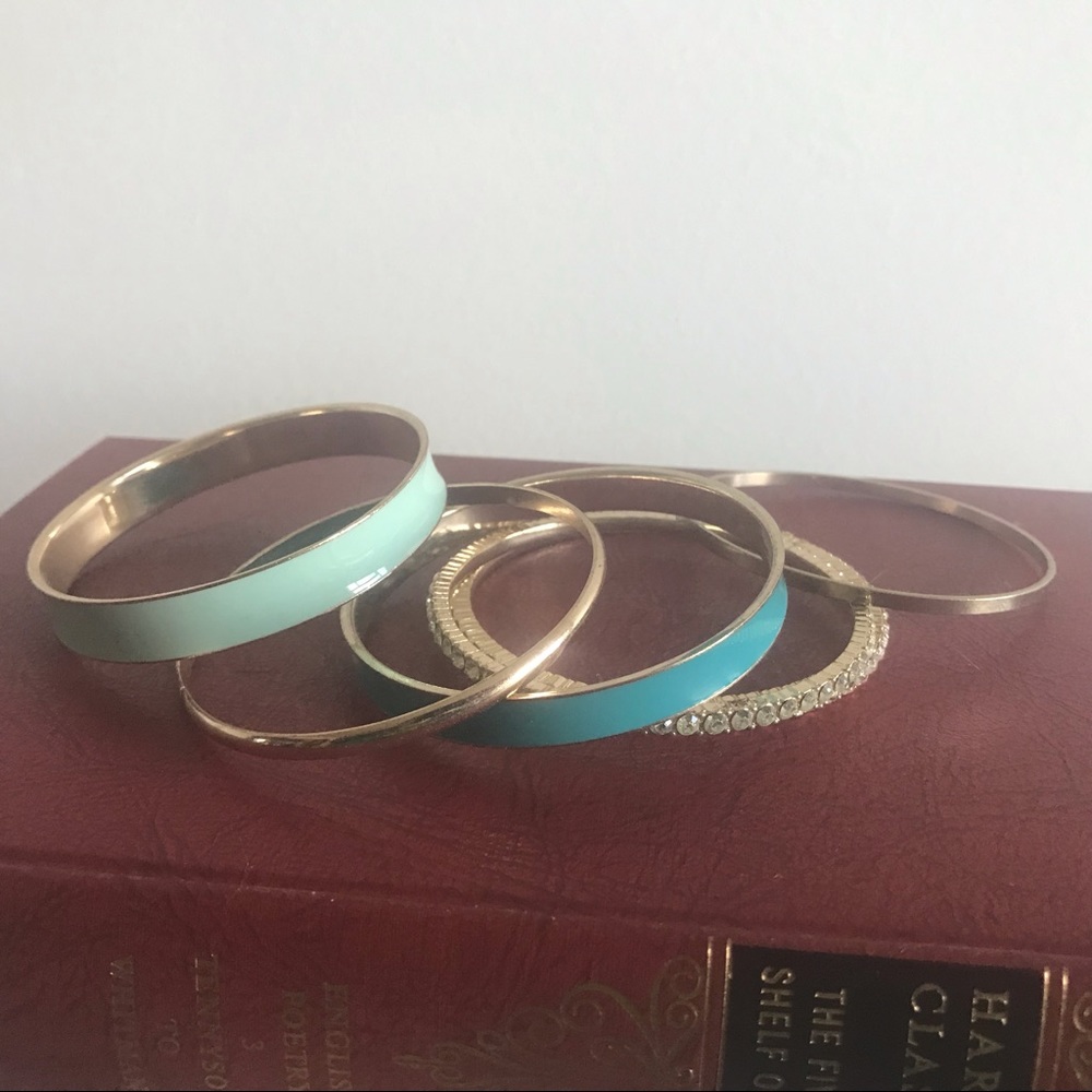 Set of Six Forever 21 Bangle Bracelets